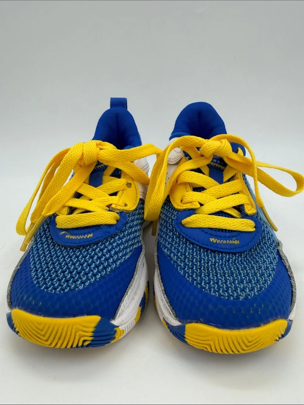 Under Armour Steph Curry 3Z 24 Pre-School Warriors Shoe Size 11K Team Royal Blue